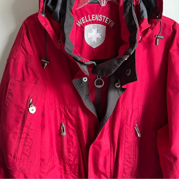 Wellensteyn Golfjacke Red Jacket with Detachable Hood Medium - Picture 1 of 9